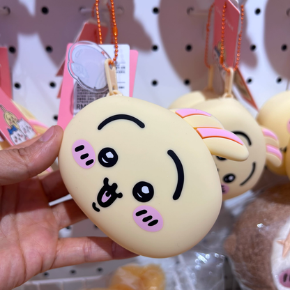 ChiiKawa X Miniso | ChiiKawa Hachiware Usagi Silicon Soft Plastic Coin Purses - Kawaii Items Cute Accessories  WinnieTheBirds Toy Shop