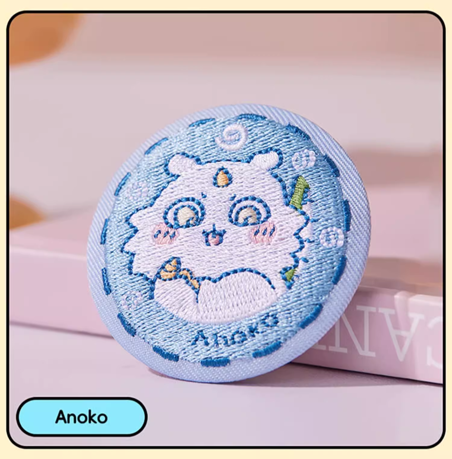 ChiiKawa X Miniso | ChiiKawa Hachiware Usagi Momonga Kurimanju Anoko Embroidery Cute Badge - Kawaii Items Room Decoration  WinnieTheBirds Toy Shop