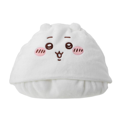 ChiiKawa X Miniso Hot Summer Series | ChiiKawa Hachiware Usagi Cute Fluffy Blanket with Icon Hat - Kawaii Items Room Decoration