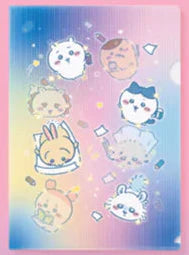[Pre-order] ChiiKawa ChiiKawa Go Round Limited Series | ChiiKawa Hachiware Usagi Momonga Kurimanju Rakko Shisa Crab Cute A4 Lenticular Folder Mystery Box - Kawaii items Blind Box