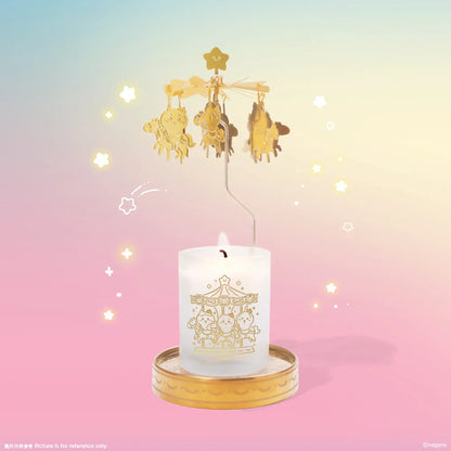 ChiiKawa ChiiKawa Go Round Limited Series | ChiiKawa Hachiware Usagi Metal Candle Holder With Candle - Kawaii items Room Decoration
