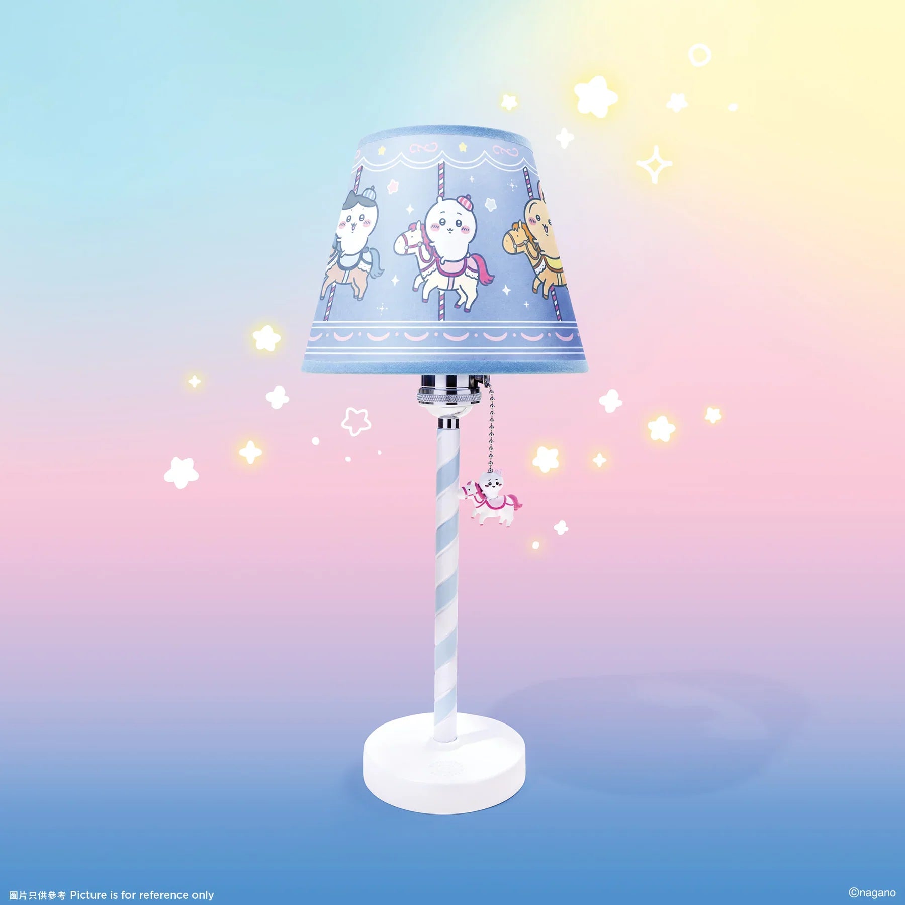 ChiiKawa ChiiKawa Go Round Limited Series | ChiiKawa Hachiware Usagi Cute Table Lamp - Kawaii items Room Decoration