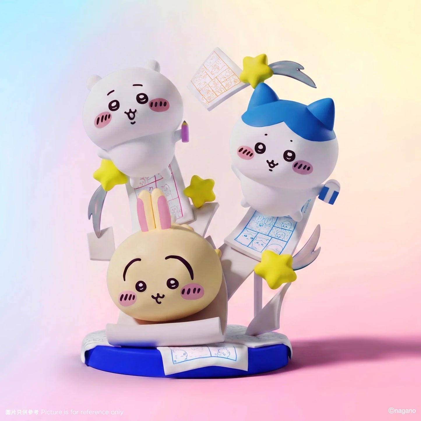 [Pre-order] ChiiKawa ChiiKawa Go Round Limited Series | ChiiKawa Hachiware Usagi Glow In Dark Figure - Kawaii items Room Decoration