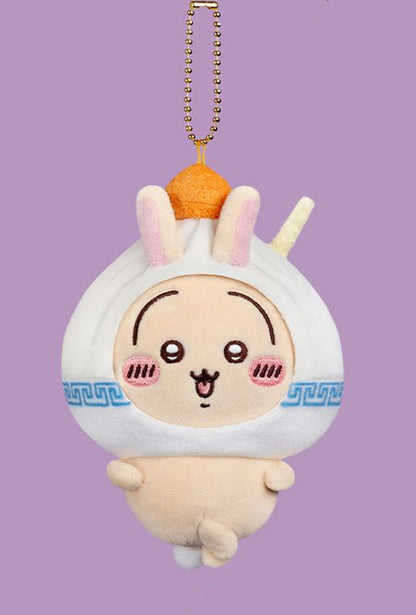 [Pre-order] ChiiKawa ChiiKawa Days Shanghai Limited Series | ChiiKawa Hachiware Usagi Momonga Kurimanju Rakko Shisa Crab in Different Food Costume Cute Plush Doll Keychain - Kawaii items Room Decoration Doll