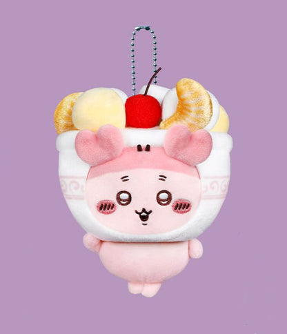 [Pre-order] ChiiKawa ChiiKawa Days Shanghai Limited Series | ChiiKawa Hachiware Usagi Momonga Kurimanju Rakko Shisa Crab in Different Food Costume Cute Plush Doll Keychain - Kawaii items Room Decoration Doll