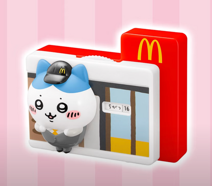 ChiiKawa X Japan Fast Food Restaurant | ChiiKawa Hachiware Usagi Momonga Cute Waiter Doll Toy Kawaii Items Room Decoration Doll WinnieTheBirds Toy Shop