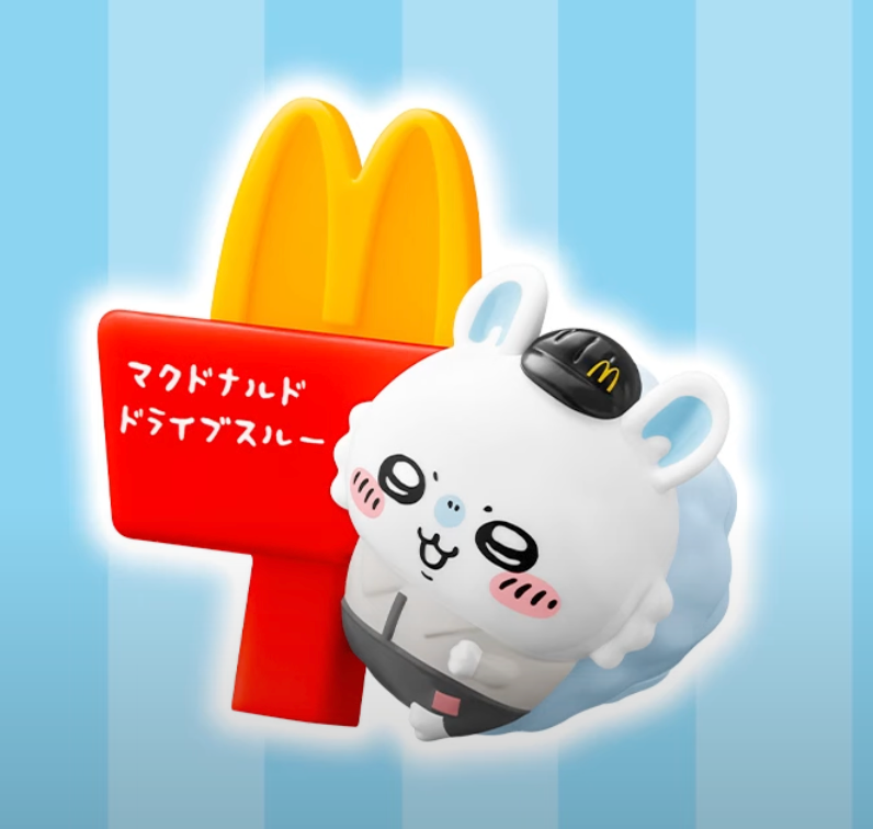 ChiiKawa X Japan Fast Food Restaurant | ChiiKawa Hachiware Usagi Momonga Cute Waiter Doll Toy Kawaii Items Room Decoration Doll WinnieTheBirds Toy Shop