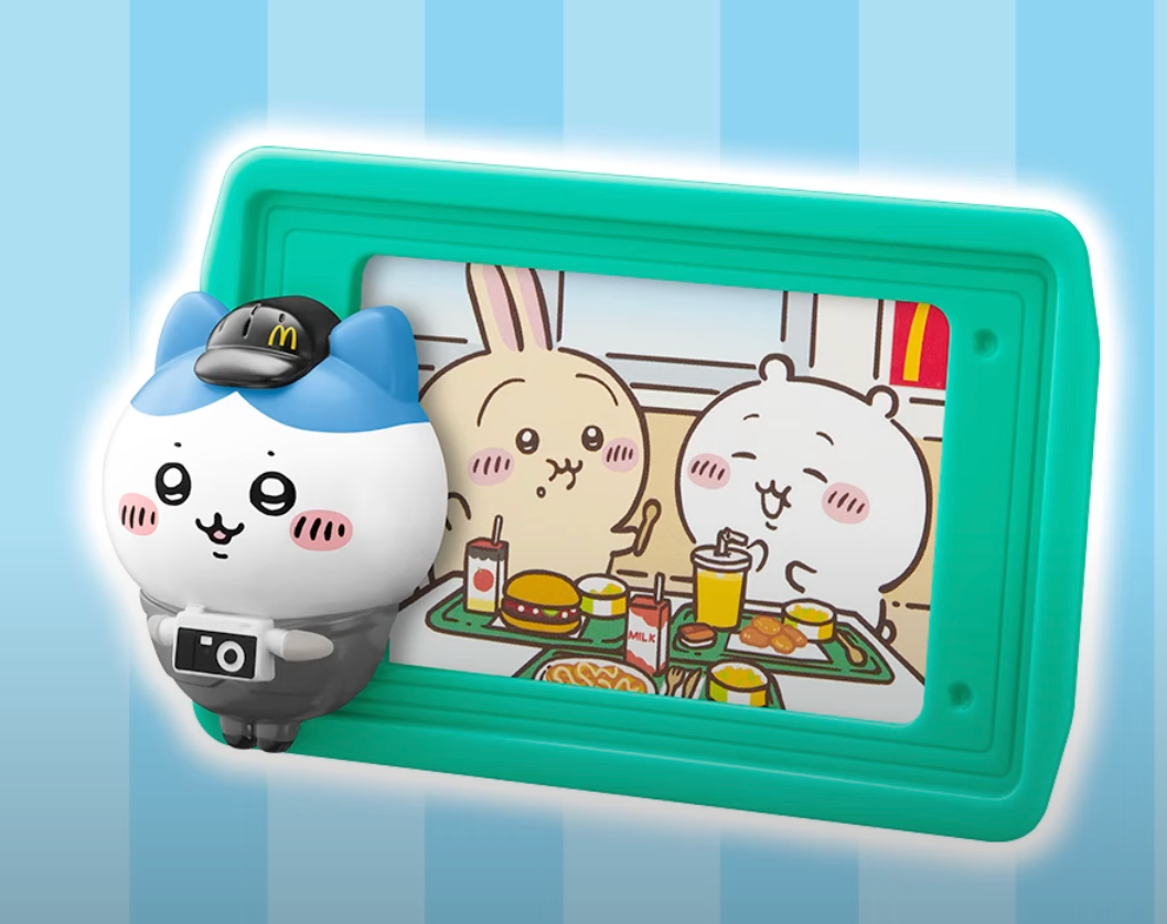 ChiiKawa X Japan Fast Food Restaurant | ChiiKawa Hachiware Usagi Momonga Cute Waiter Doll Toy Kawaii Items Room Decoration Doll WinnieTheBirds Toy Shop