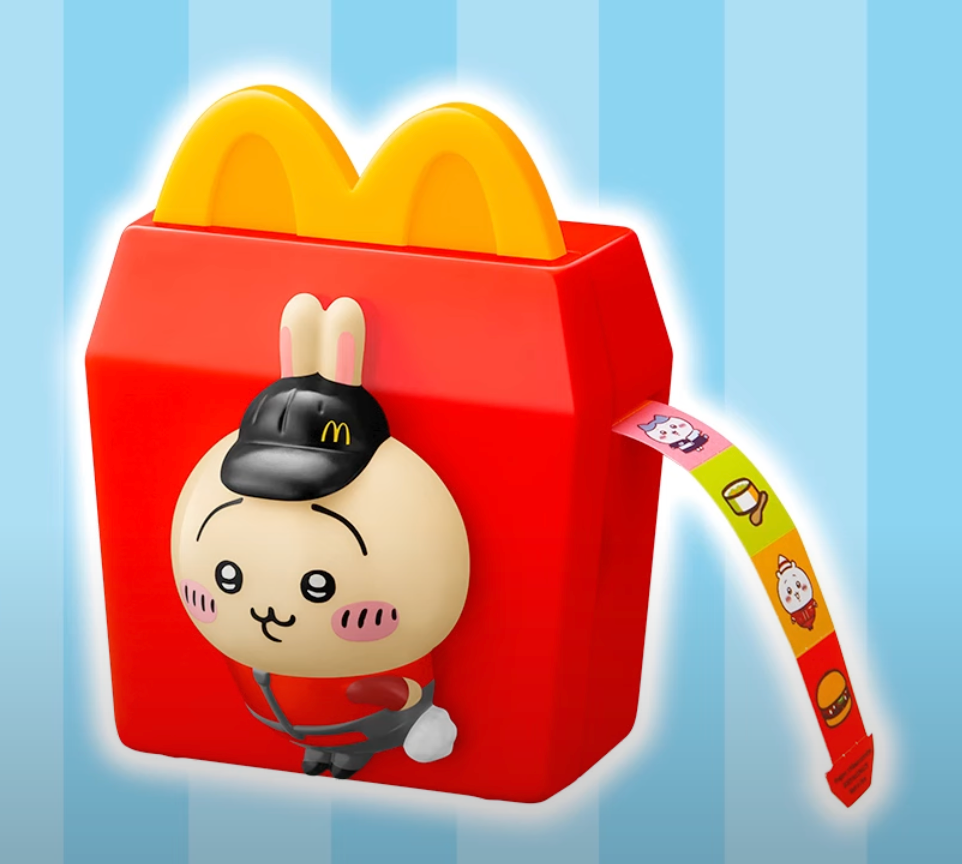 ChiiKawa X Japan Fast Food Restaurant | ChiiKawa Hachiware Usagi Momonga Cute Waiter Doll Toy Kawaii Items Room Decoration Doll WinnieTheBirds Toy Shop