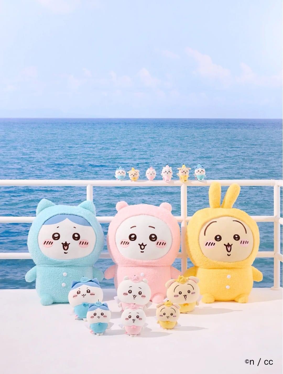 ChiiKawa X Miniso | ChiiKawa Hachiware Usagi Pajamas version - 90cm Super Giant Plush Doll Kawaii Room Decoration  WinnieTheBirds Toy Shop