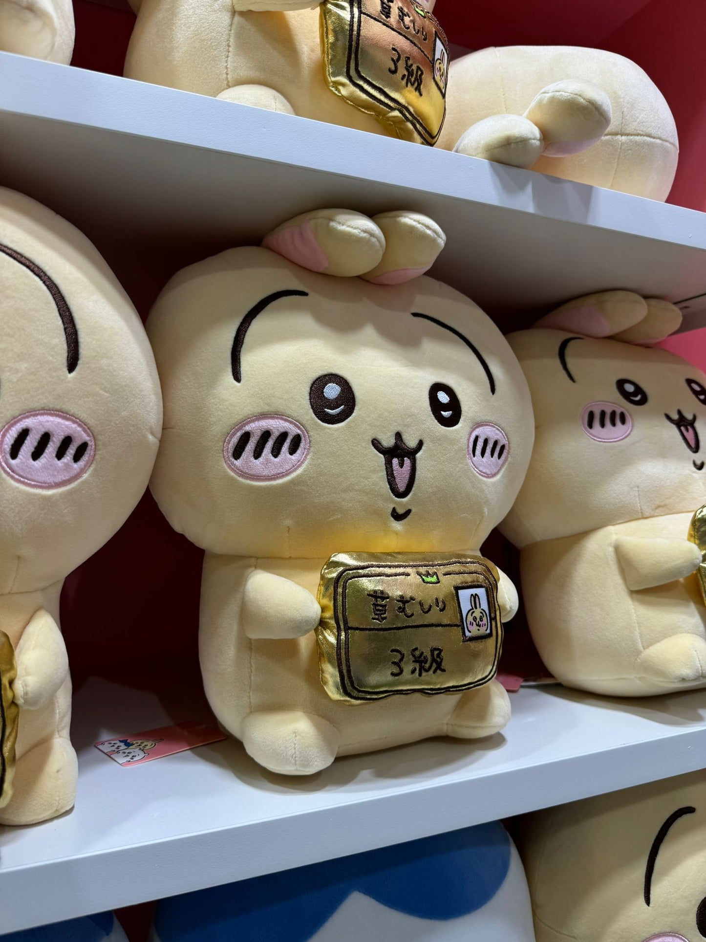 ChiiKawa X Miniso | ChiiKawa Hachiware Usagi Sitting Plush with Props - Kawaii Doll Plush Cute Doll Decoration  WinnieTheBirds Toy Shop