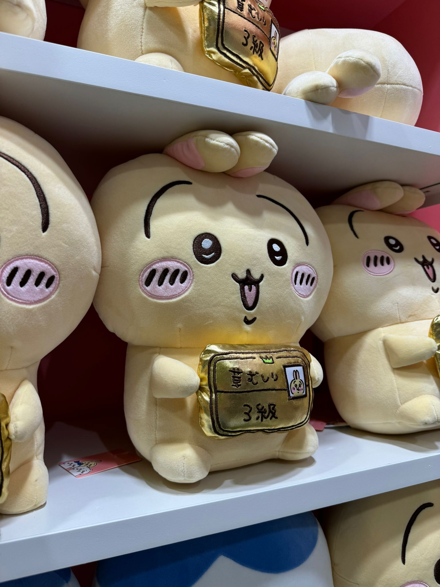 ChiiKawa X Miniso | ChiiKawa Hachiware Usagi Sitting Plush with Props - Kawaii Doll Plush Cute Doll Decoration  WinnieTheBirds Toy Shop