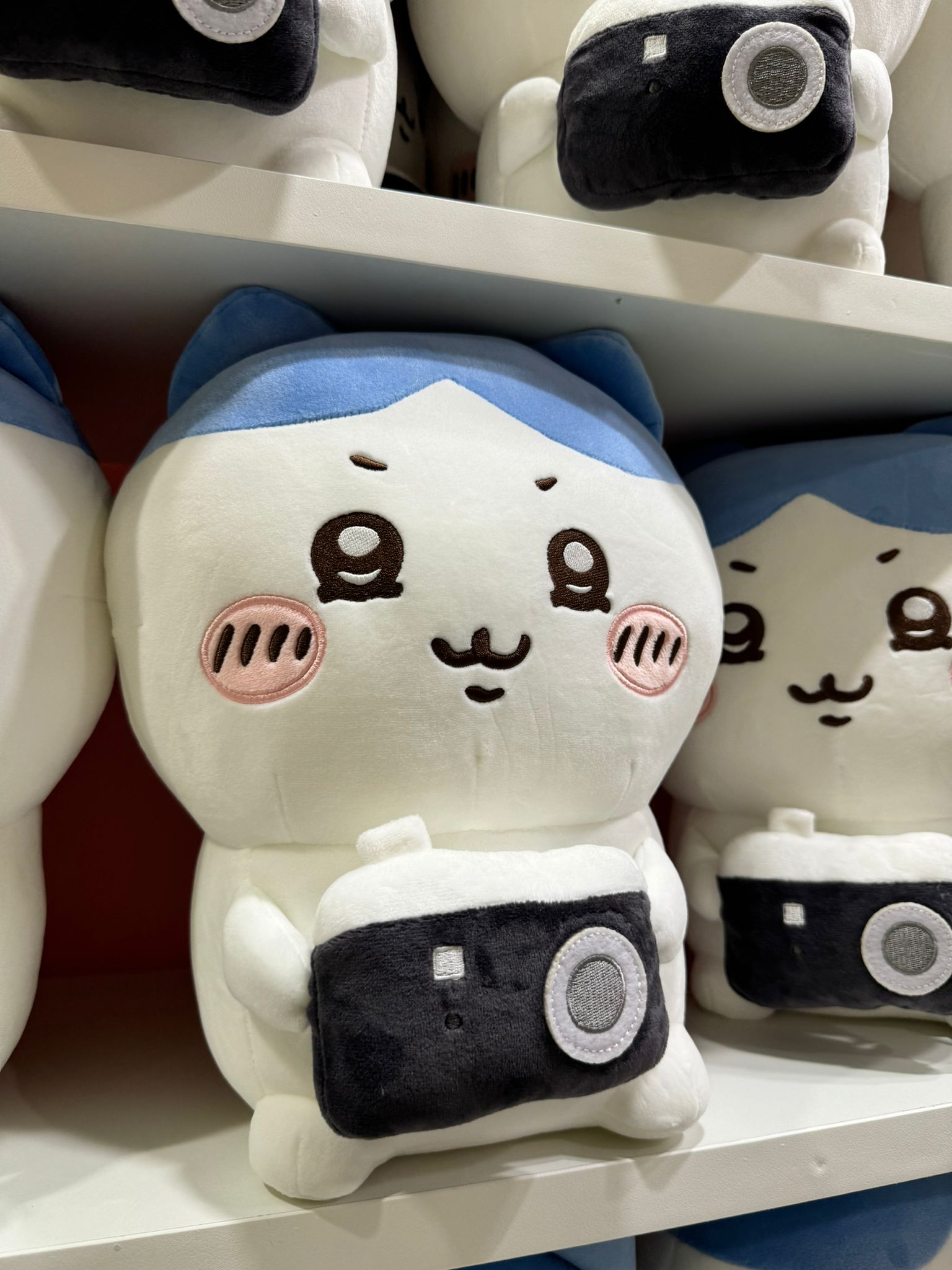 ChiiKawa X Miniso | ChiiKawa Hachiware Usagi Sitting Plush with Props - Kawaii Doll Plush Cute Doll Decoration  WinnieTheBirds Toy Shop