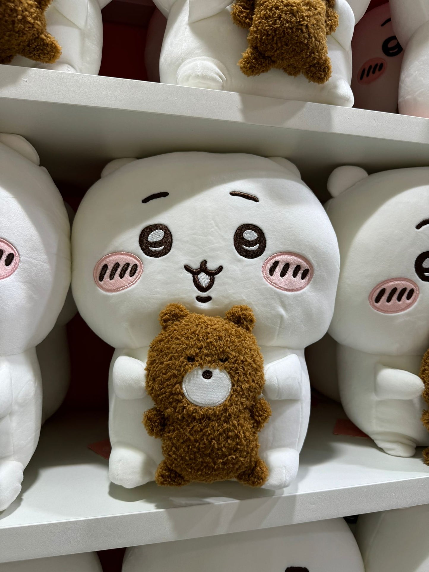 ChiiKawa X Miniso | ChiiKawa Hachiware Usagi Sitting Plush with Props - Kawaii Doll Plush Cute Doll Decoration  WinnieTheBirds Toy Shop