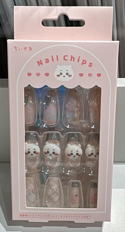 Japan ChiiKawa | ChiiKawa Hachiware Usagi Momonga Cute Icon Nail Chips Set - Kawaii items Accessory & Decoration