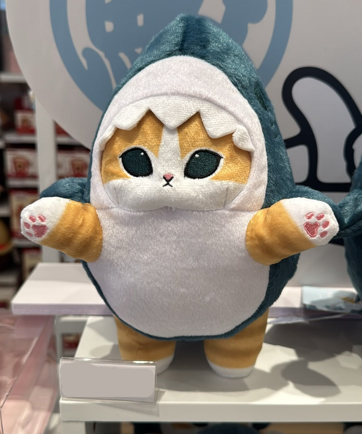 MINISO x mofusand｜mofusand サメにゃん 立ち・座りぬいぐるみ ぬいぐるみ かわいい インテリア雑貨