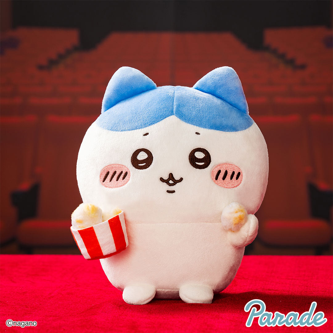 Japan ChiiKawa | ChiiKawa Hachiware Eating Popcorn Cute Plush Doll - Kawaii items Room Decoration doll