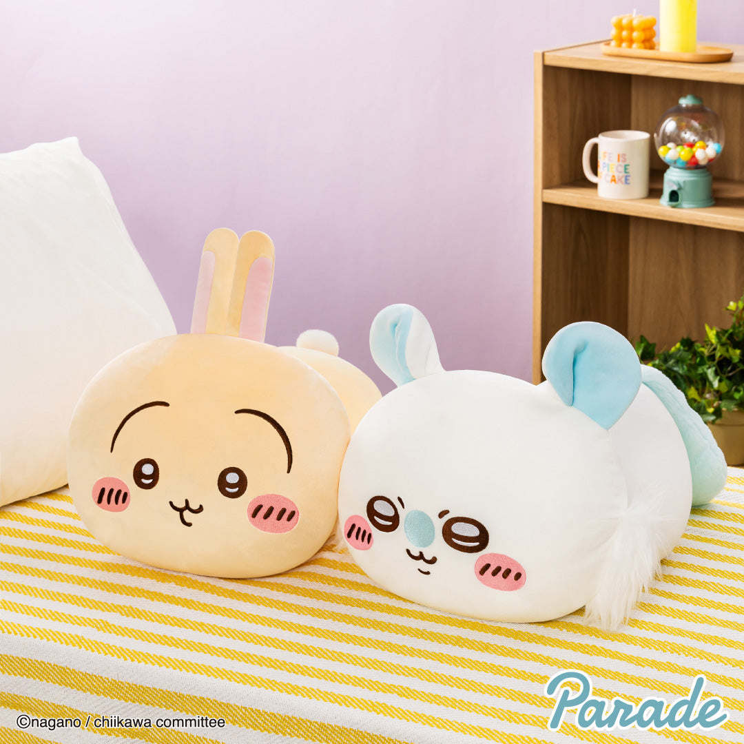 Japan ChiiKawa Cute Lay Down Series | ChiiKawa Hachiware Usagi Momonga Big 40cm Plush Lay Down Doll Kawaii items Room Decoration doll WinnieTheBirds Toy Shop