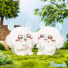 Japan ChiiKawa | Smiley Mononga Eating Onigiri Plush Doll Kawaii items Room Decoration doll