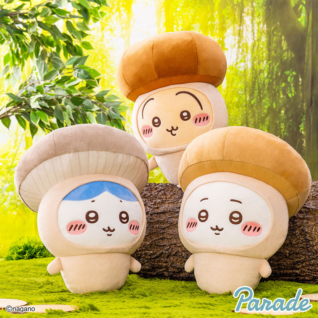 ちいかわ 秋シリーズ | ちいかわ ハチワレ うさぎ きのこコスチューム