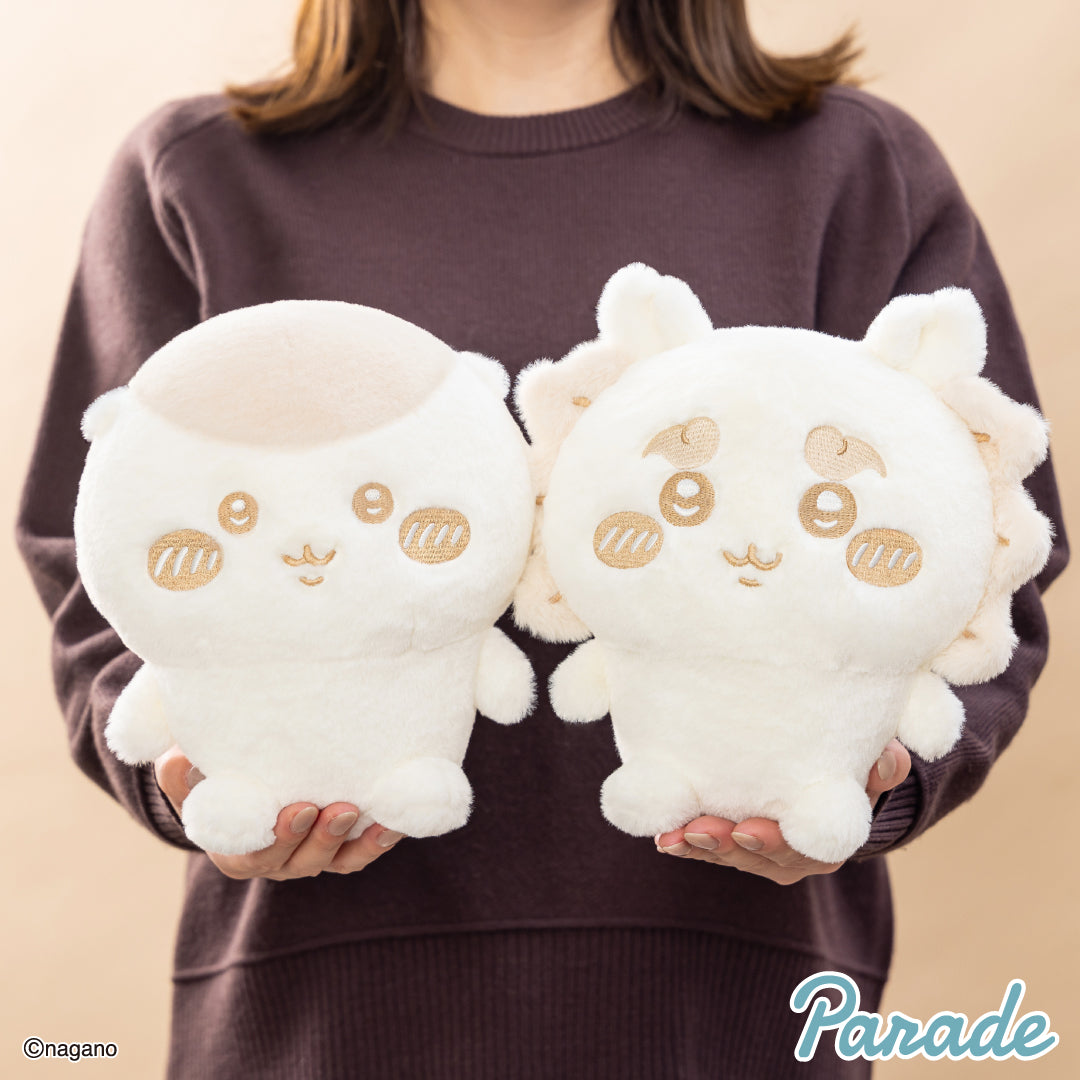 Japan ChiiKawa | ChiiKawa Hachiware Kurimanju Shisa Milk Colour Version Cute Plush Doll - Kawaii items Room Decoration doll