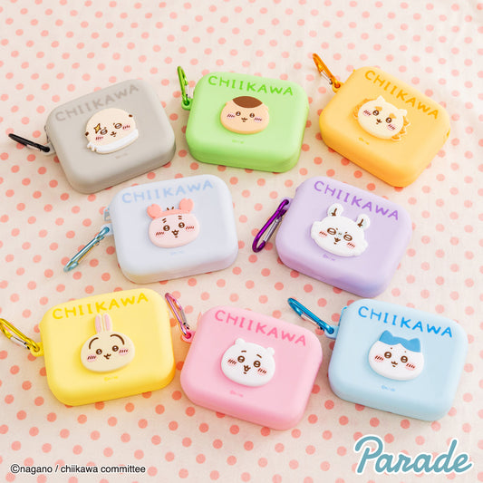 Japan ChiiKawa | ChiiKawa Hachiware Usagi Momonga Kurimanju Rakko Shisa Crab Earphone Soft Plastic Case Purse Keychain Kawaii items Room Decoration WinnieTheBirds Toy Shop