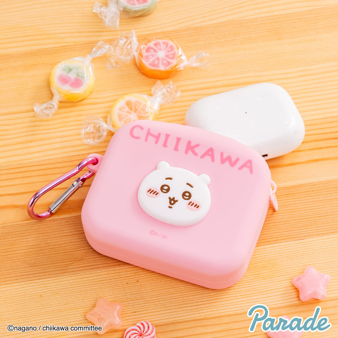 Japan ChiiKawa | ChiiKawa Hachiware Usagi Momonga Kurimanju Rakko Shisa Crab Earphone Soft Plastic Case Purse Keychain Kawaii items Room Decoration WinnieTheBirds Toy Shop