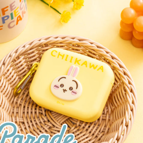 Japan ChiiKawa | ChiiKawa Hachiware Usagi Momonga Kurimanju Rakko Shisa Crab Earphone Soft Plastic Case Purse Keychain Kawaii items Room Decoration WinnieTheBirds Toy Shop