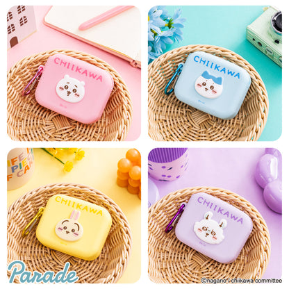 Japan ChiiKawa | ChiiKawa Hachiware Usagi Momonga Kurimanju Rakko Shisa Crab Earphone Soft Plastic Case Purse Keychain Kawaii items Room Decoration WinnieTheBirds Toy Shop