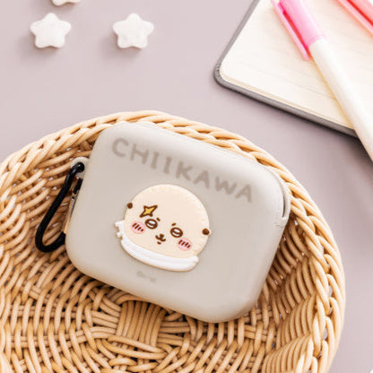 Japan ChiiKawa | ChiiKawa Hachiware Usagi Momonga Kurimanju Rakko Shisa Crab Earphone Soft Plastic Case Purse Keychain Kawaii items Room Decoration WinnieTheBirds Toy Shop
