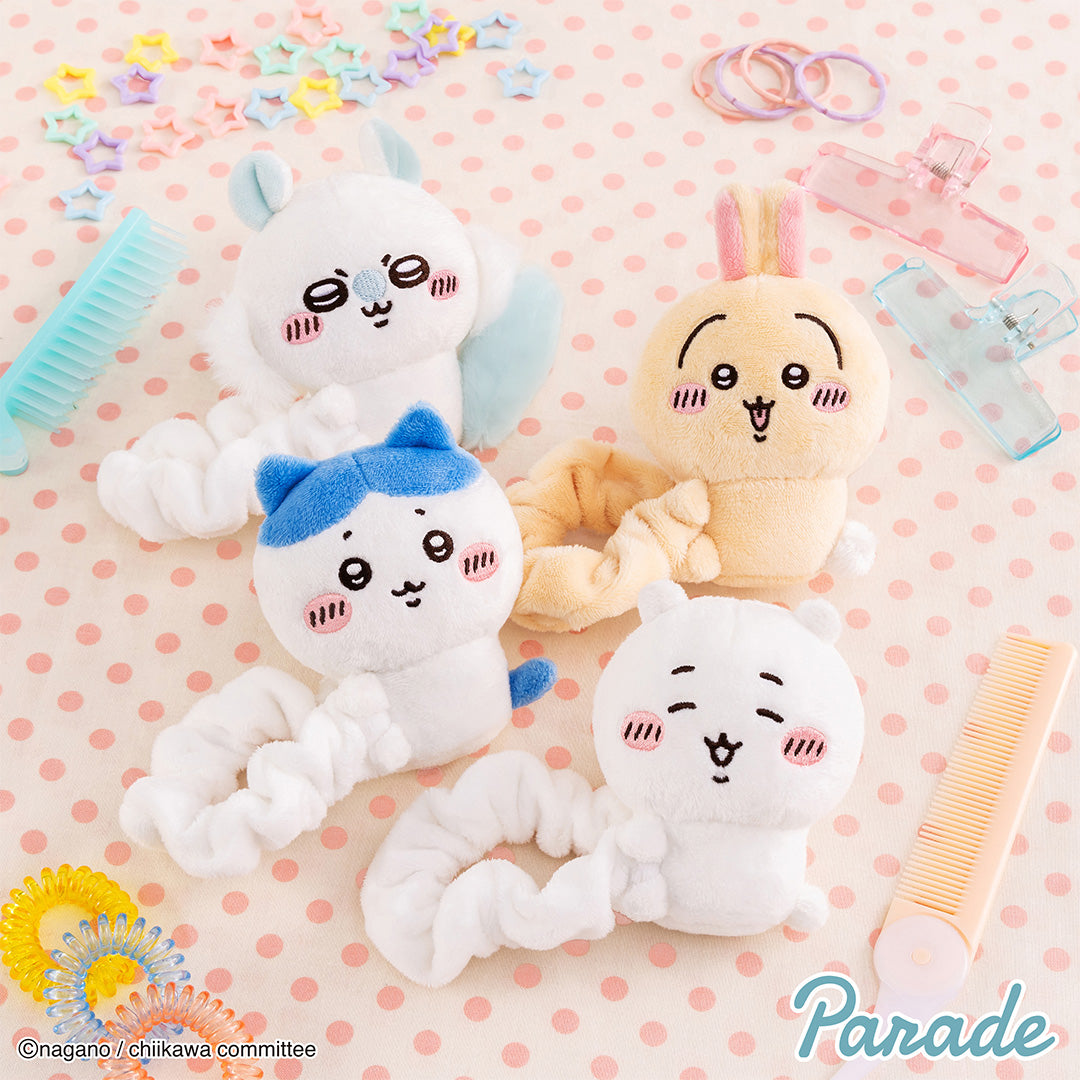 ちいかわ | ちいかわ ハチワレ うさぎ モモンガ ぬいぐるみ シュシュ