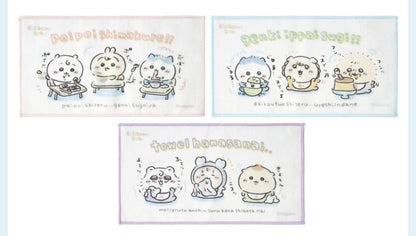 Japan ChiiKawa Baby Series | ChiiKawa Hachiware Usagi Momonga Kurimanju Rakko Shisa Crab Cute Baby Handkerchief - Kawaii items Room Decoration
