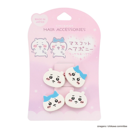 Japan ChiiKawa | ChiiKawa Hachiware Usagi Momonga Cute Icon Ponytail Holders Scrunchies Kawaii items Cute Hair Accessories WinnieTheBirds Toy Shop