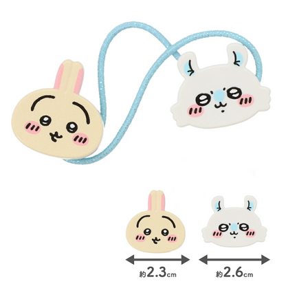 Japan ChiiKawa | ChiiKawa Hachiware Usagi Momonga Cute Icon Ponytail Holders Scrunchies Kawaii items Cute Hair Accessories WinnieTheBirds Toy Shop