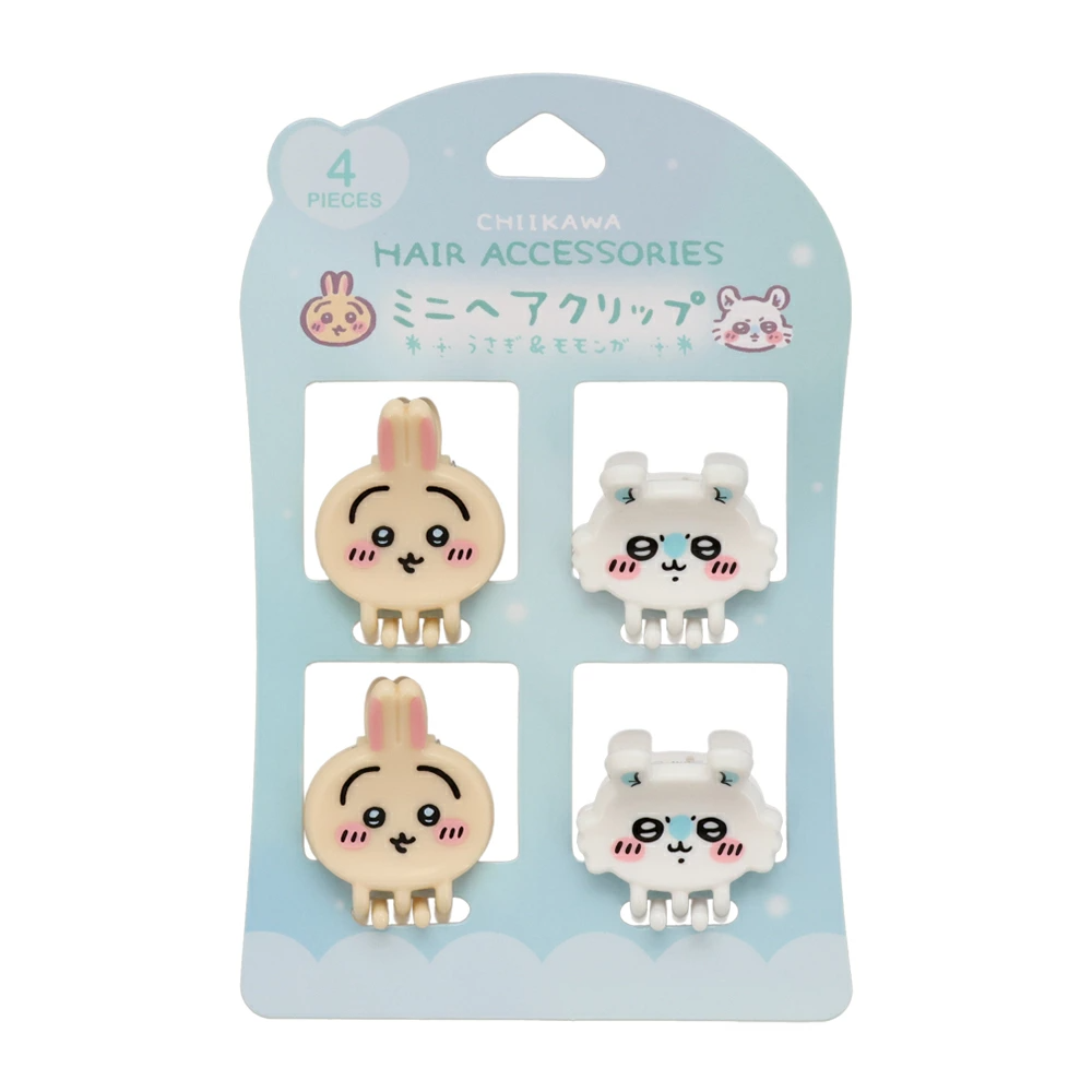 Japan ChiiKawa | ChiiKawa Hachiware Usagi Momonga Cute Small Icon Hair Clip Kawaii items Cute Hair Accessories WinnieTheBirds Toy Shop