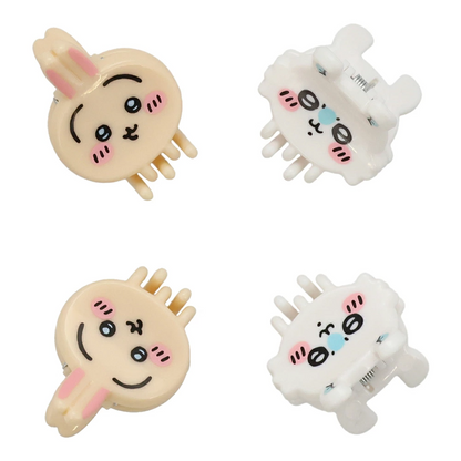 Japan ChiiKawa | ChiiKawa Hachiware Usagi Momonga Cute Small Icon Hair Clip Kawaii items Cute Hair Accessories WinnieTheBirds Toy Shop