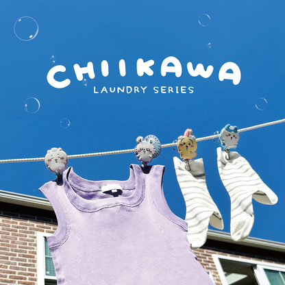 Japan ChiiKawa Laundry Accessories Series | ChiiKawa Hachiware Usagi Momonga Clothes Peg Kawaii items Room Decoration WinnieTheBirds Toy Shop