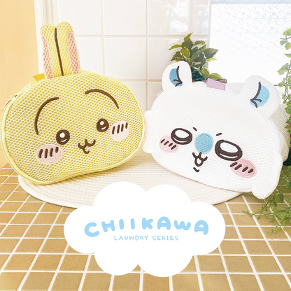 Japan ChiiKawa Laundry Accessories Series | ChiiKawa Hachiware Usagi Momonga Laundry Mesh Bag Kawaii items Room Decoration
