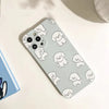 Lovely Dog Phone Case | White Poodle Puppy Dog Apple Green - iPhone Case PLUS SE2 XS XR X 11 12 13 14 15 16 16e 17 17e Pro Promax 12mini 13mini