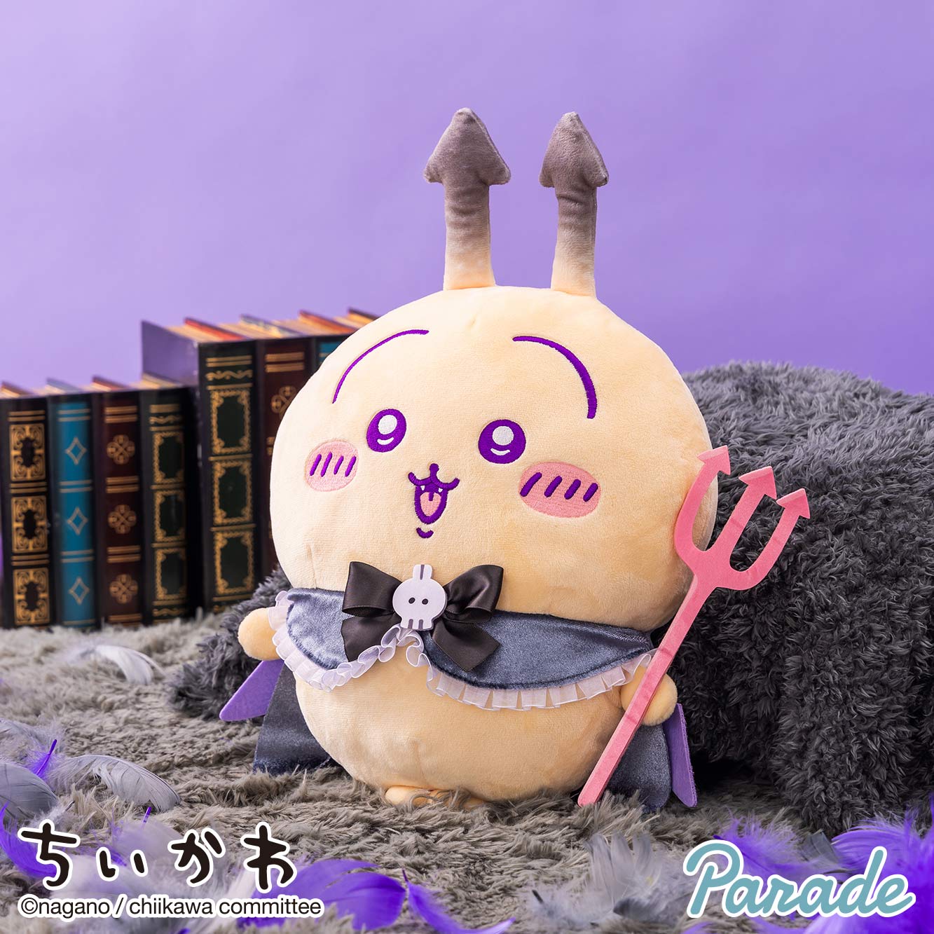 Japan ChiiKawa Loltia Devil | Usagi Momonga Kurimanju Loltia Devil Big Plush Doll - Kawaii items Room Decoration doll WinnieTheBirds Toy Shop