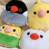 12cm 日本 オカメインコ セキセイインコ スズメ かわいい 和風 がま口 小銭入れ 子供 贈り物 ラブリーバードコレクション