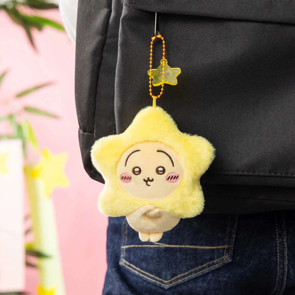 Japan ChiiKawa Make A Wish Shooting Star Series | ChiiKawa Hachiware Usagi Momonga Kurimanju Rakko Shisa Crab Cute Plush Doll Keychain - Kawaii items Room Decoration doll