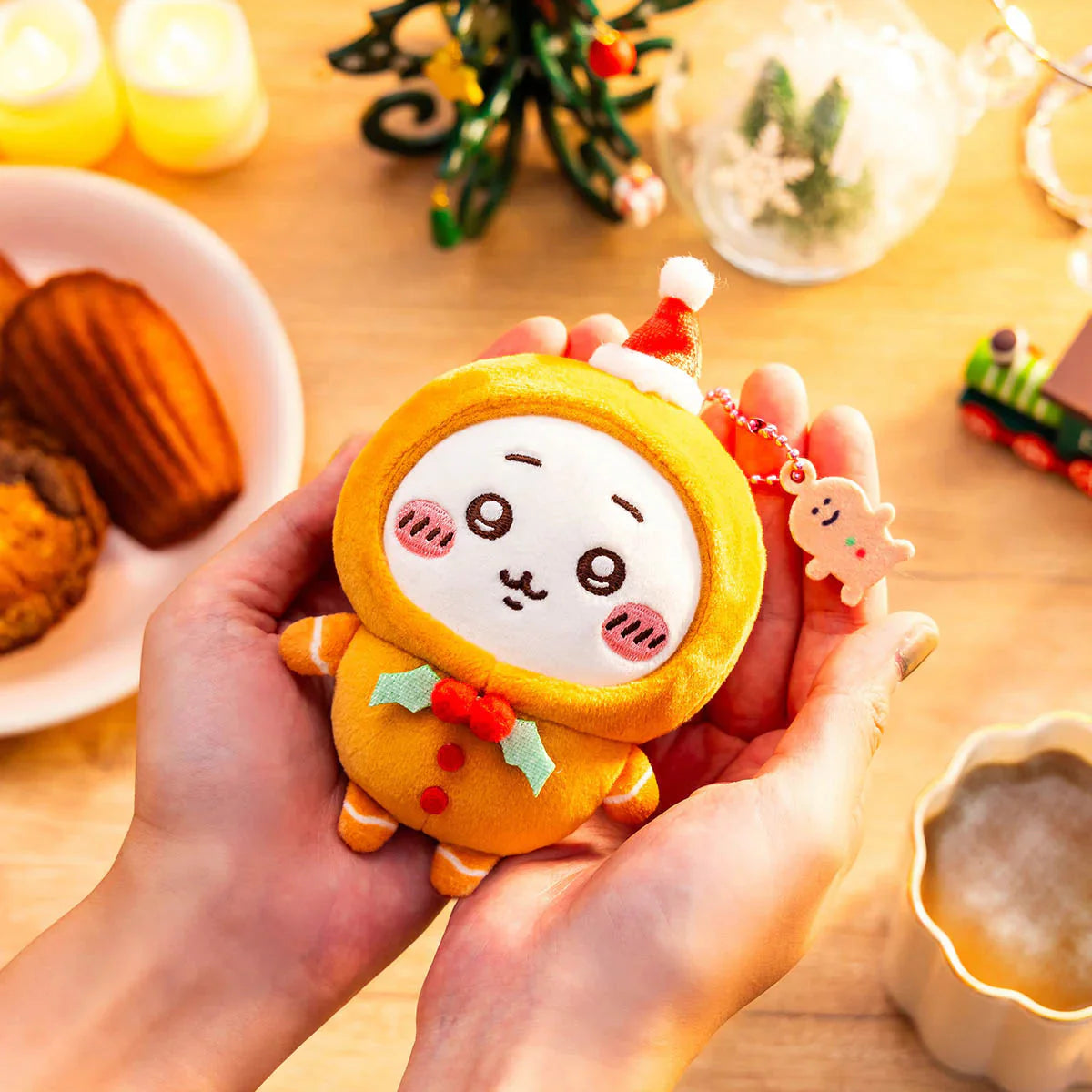 Japan ChiiKawa Christmas 2024 Series | ChiiKawa Hachiware Usagi Gingerbread Man Plush Doll Keychain Kawaii items Room Decoration doll WinnieTheBirds Toy Shop