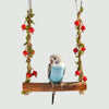 15x22cm Forest Style Cherry Swings Natural Tree Branch Parrot Bird Toys Organic Bird Cages Accessories Lovebird Budgie Pacific Parrotlet