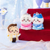 Japan ChiiKawa | ChiiKawa Hachiware Usagi 2026 Birthday Series Prince and Princess Costume Doll Keychain - Kawaii Items Room Decoration Doll Keychain