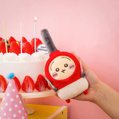 Japan ChiiKawa ChiiKawa & Hachiware Birthday 2025 Series | ChiiKawa Hachiware Usagi Birthday Cake Cream and Lighter Plush Doll Keychain Kawaii items Room Decoration doll WinnieTheBirds Toy Shop