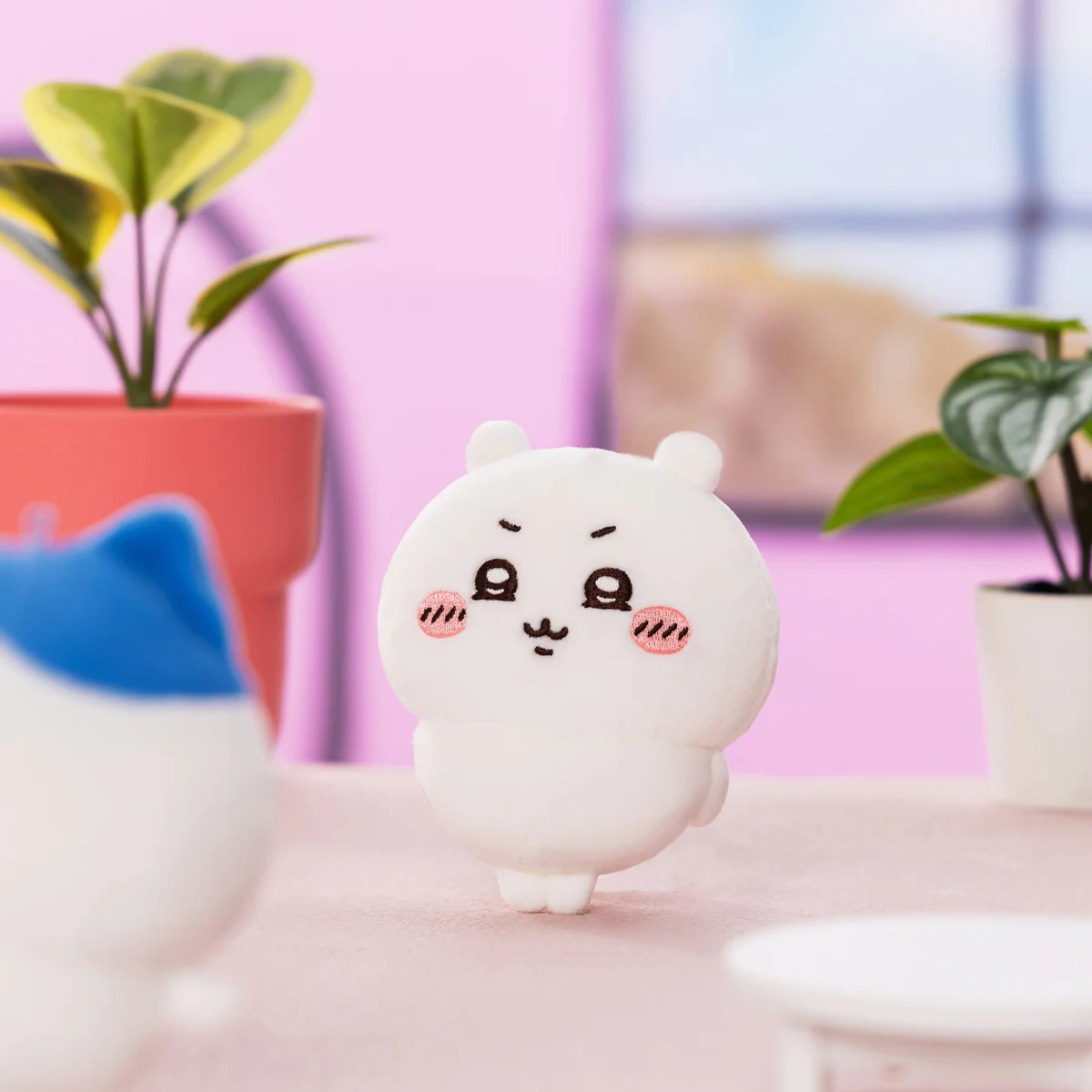 Japan ChiiKawa | ChiiKawa Moon Face Usagi Bling Eye Plush Doll Keychain Kawaii items Room Decoration doll WinnieTheBirds Toy Shop