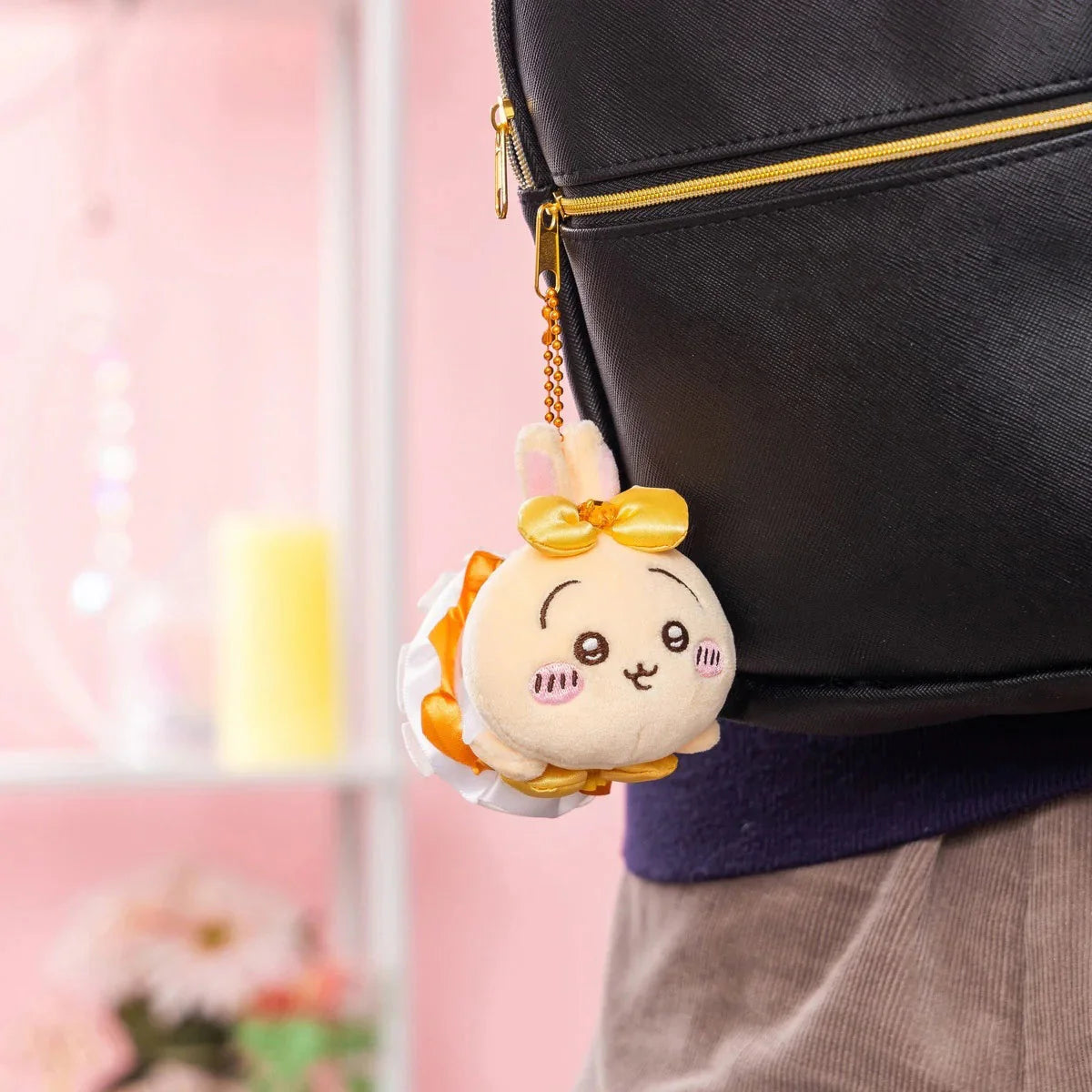 Japan ChiiKawa Magic Girl Series | ChiiKawa Hachiware Usagi Momonga Kurimanju Rakko Shisa Crab Plush Cute Lying doll - Mini Plush Doll keychain WinnieTheBirds Toy Shop