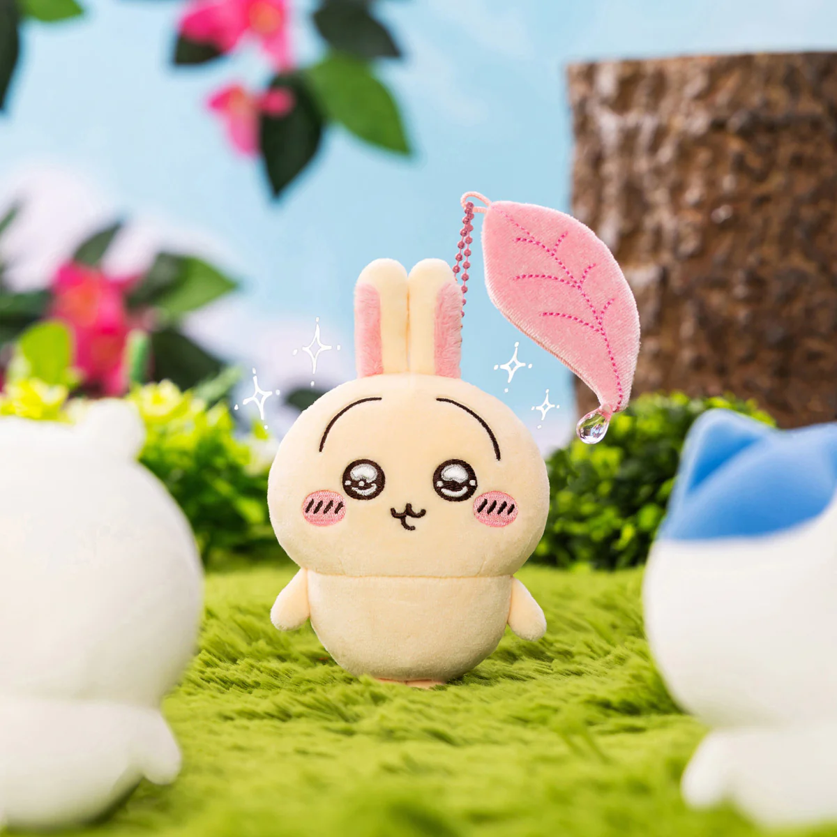 Japan ChiiKawa | ChiiKawa Moon Face Usagi Bling Eye Plush Doll Keychain Kawaii items Room Decoration doll WinnieTheBirds Toy Shop