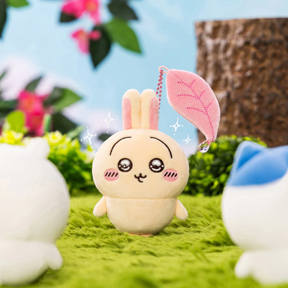 Japan ChiiKawa | ChiiKawa Moon Face Usagi Bling Eye Plush Doll Keychain Kawaii items Room Decoration doll WinnieTheBirds Toy Shop